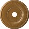 Ekena Millwork Berkshire PVC Medallion (Canopies up to 8 3/8"), 19"OD x 3 1/2"ID x 1"P, Metallic Vintage Gold CMP19BEDVG - alternate 1
